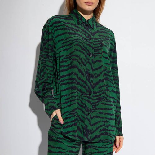 Green Pyjama Silk Shirt - Victoria Beckham - Modalova