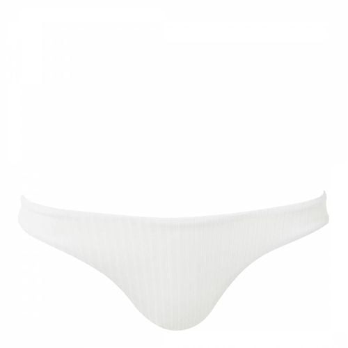 Ivory Brisbane Ribbed Bikini Bottom - Melissa Odabash - Modalova