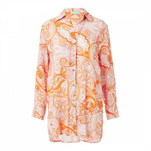 Orange Paige Shirt - Melissa Odabash - Modalova