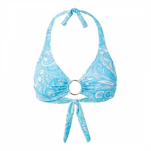 Blue Brussels Twirl Bikini Top - Melissa Odabash - Modalova