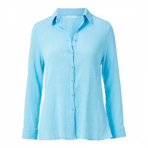 Turquoise Tina Shirt - Melissa Odabash - Modalova