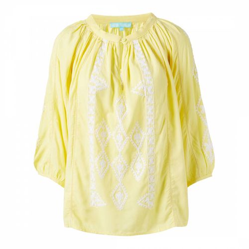 Yellow & White Aliya Shirt - Melissa Odabash - Modalova