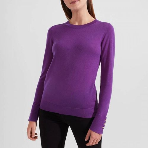 Purple Penny Merino Wool Jumper - Hobbs London - Modalova