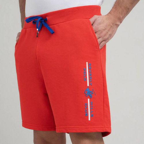 Polo Club Stripe Logo Fleece Shorts - Beverly Hills Polo Club - Modalova