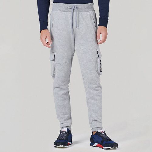 Grey Seamed Combat Pocket Joggers - Beverly Hills Polo Club - Modalova