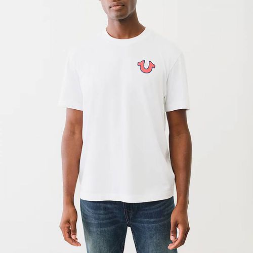 High Density Letter Print T-Shirt - True Religion - Modalova