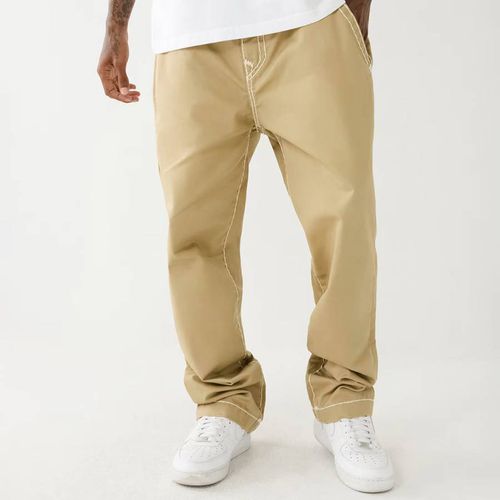 Sand Twill Super T Bobby Baggy Trousers - True Religion - Modalova