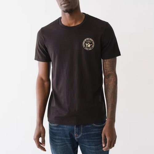 Black Stamp Logo Cotton T-Shirt - True Religion - Modalova