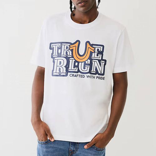 High Density Printed Cotton T-Shirt - True Religion - Modalova