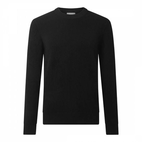 Black Cashmere Crew Neck Jumper - Kilgour Savile Row - Modalova