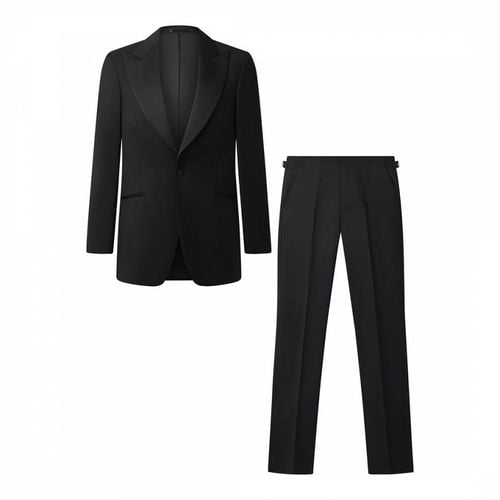 Black 2 Piece Wool Dinner Suit - Richard James Savile Row - Modalova