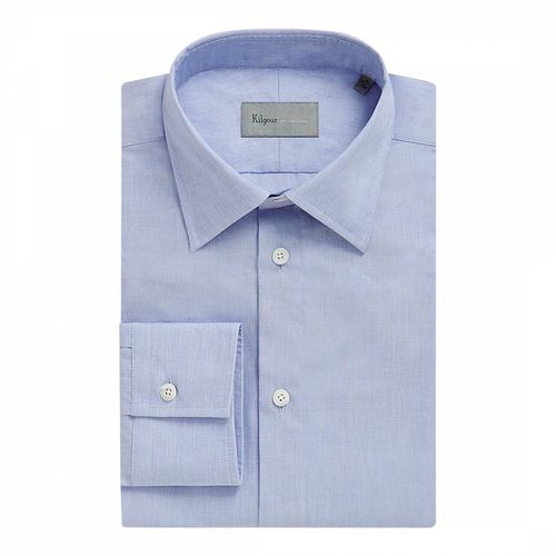 Sky Blue Cotton Shirt - Kilgour Savile Row - Modalova