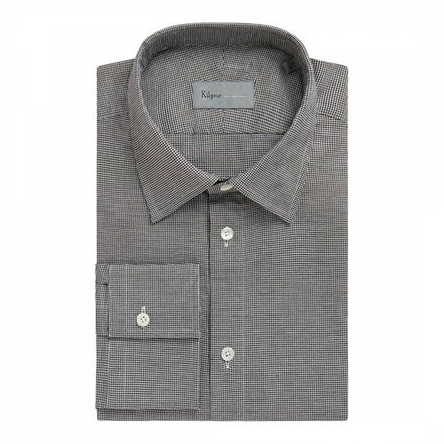 Black Cotton Shirt - Kilgour Savile Row - Modalova