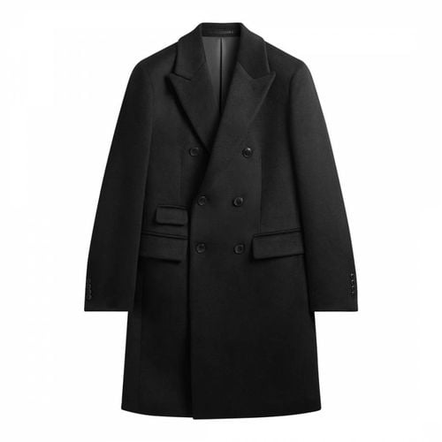 Black Wool Blend Overcoat - Kilgour Savile Row - Modalova