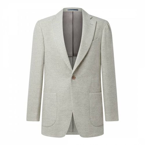 Grey/White Birdseye Wool Cashmere Blazer - Richard James Savile Row - Modalova