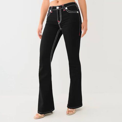 Black Joey Super T Flap Flare Jeans - True Religion - Modalova