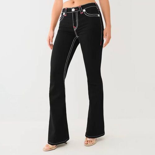 Black Joey Super T Flap Flare Jeans - True Religion - Modalova