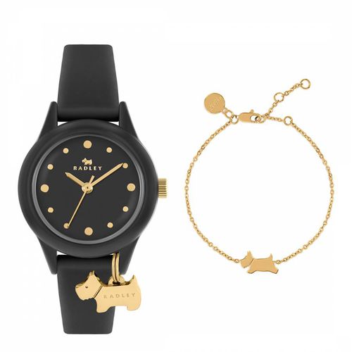 Ladies Black Silicone Strap Watch - Radley - Modalova