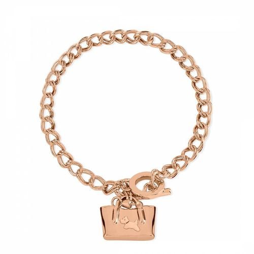 Wood Street Ladies 18ct Rose Plated Handbag Double Link Bracelet - Radley - Modalova