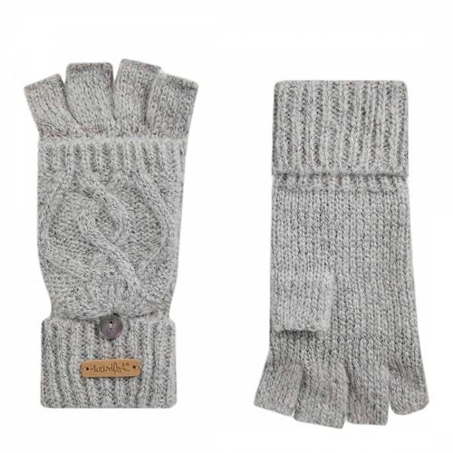 Grey Tally Fingerless Gloves - Weird Fish - Modalova