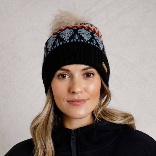 Navy Keara Fairisle Bobble Hat - Weird Fish - Modalova