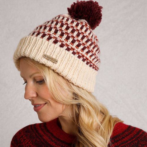 Cream Zuki Bobble Hat - Weird Fish - Modalova