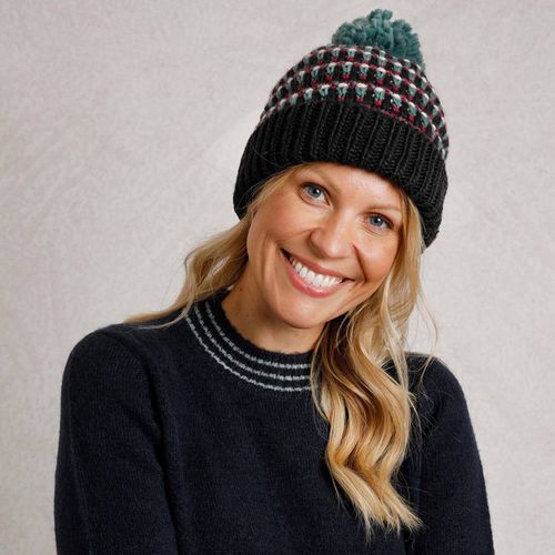 Charcoal Zuki Bobble Hat - Weird Fish - Modalova