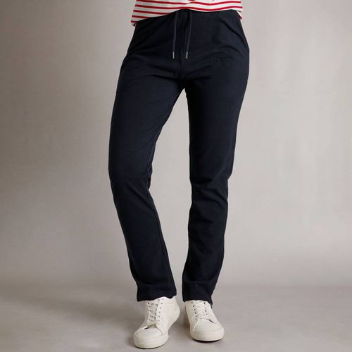 Navy Alyne Cotton Joggers - Weird Fish - Modalova