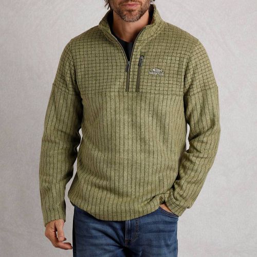 Green Longmont 1/2 Zip Fleece - Weird Fish - Modalova