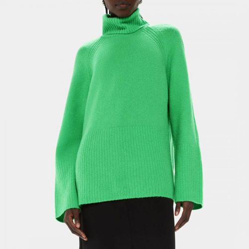 Textured Ribbed Wool Blend Jumper - WHISTLES - Modalova