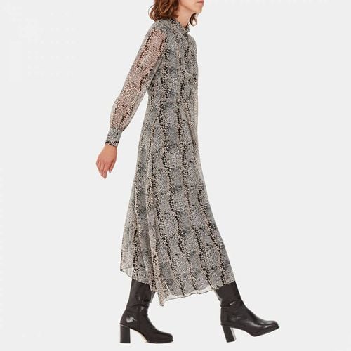 Brown Optical Snake Meg Dress - WHISTLES - Modalova