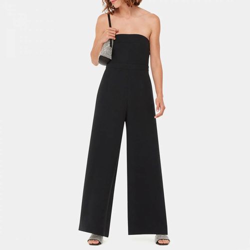 Black Brianna Bandeau Jumpsuit - WHISTLES - Modalova