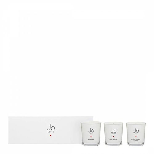 Votive Candle Trio (Rose Petal 25 Seville Orange & Neroli & Gardenia) - Jo Loves - Modalova