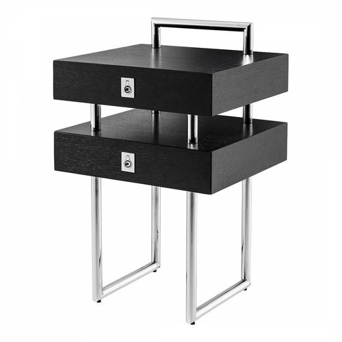 Bedini Nightstand Stainless Steel - Eichholtz - Modalova