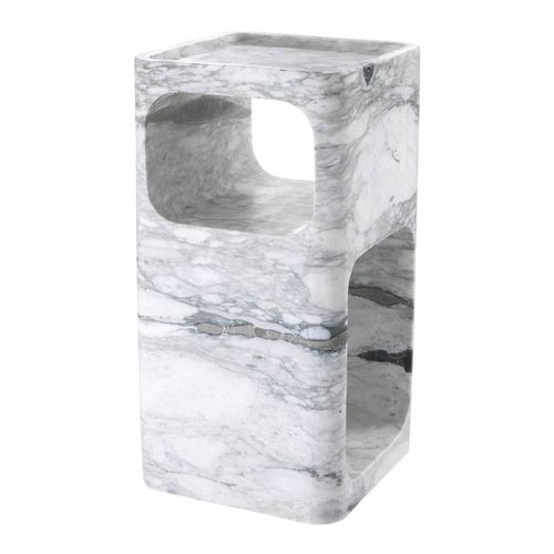 Adler Side Table White Marble - Eichholtz - Modalova