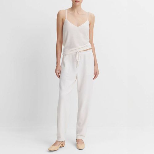 White Wool Cashmere Blend Joggers - Vince - Modalova