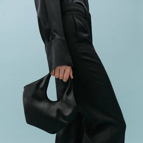 Black Top Handle Bag - Mango X Victoria Beckham - Modalova