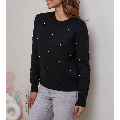 Black Pearl Cashmere Blend Jumper - SOFT CASHMERE - Modalova