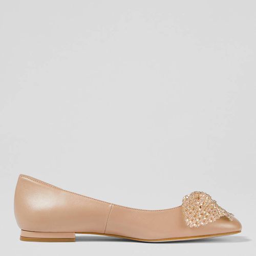 Christa Nappa Leather Flat Shoes - L K Bennett - Modalova