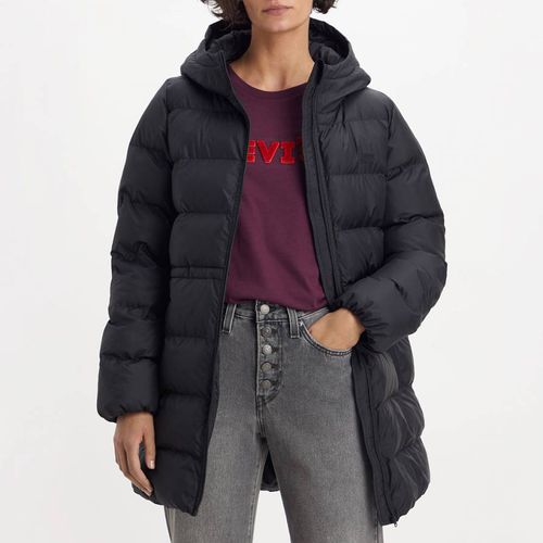 Black Hooded Quilted Jacket - Levi's - Modalova