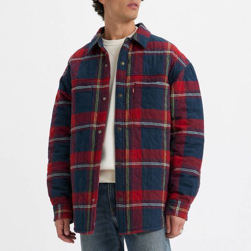 Navy Check Cotton Overshirt - Levi's - Modalova