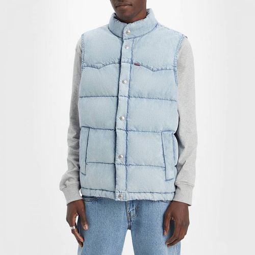 Washed Blue High Neck Gilet - Levi's - Modalova