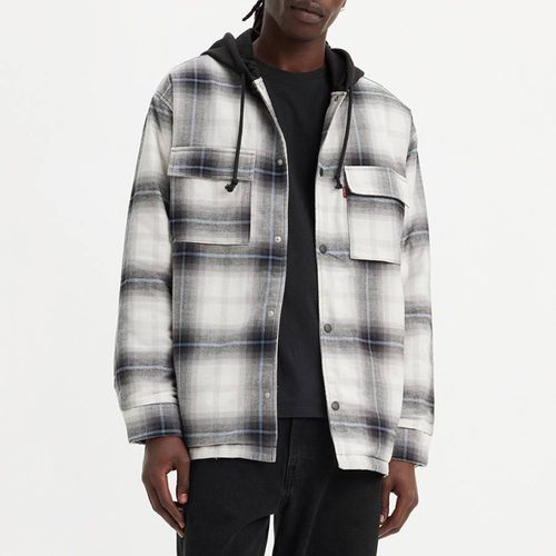 Grey Jack Check Cotton Hoodie - Levi's - Modalova