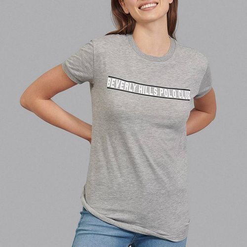 Grey Block Logo T-Shirt - Beverly Hills Polo Club - Modalova