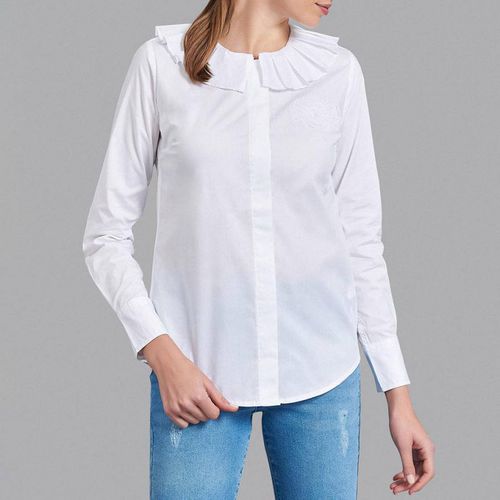 Frill Collar Wreath Crest Shirt - Beverly Hills Polo Club - Modalova