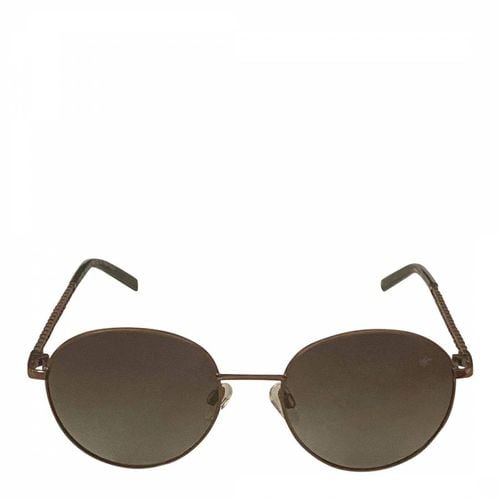 Gold Rounded Chainlink Polarised Sunglasses - Beverly Hills Polo Club - Modalova