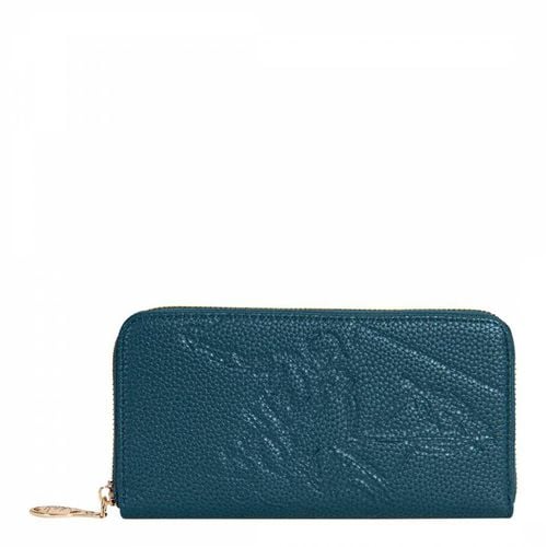 Teal Embossed Polo Pony Wallet - Beverly Hills Polo Club - Modalova