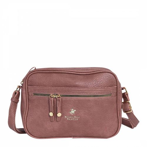 Pink Leather Look Sling Bag - Beverly Hills Polo Club - Modalova