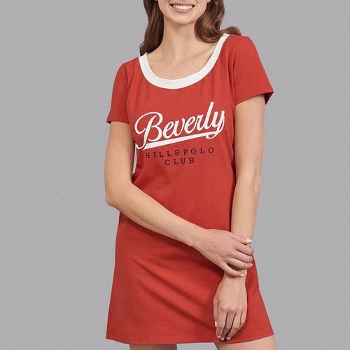 Red Beverly Hills Script Logo Dress - Beverly Hills Polo Club - Modalova