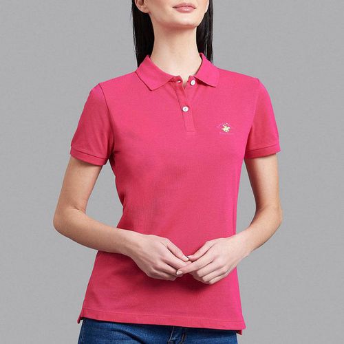 Pink Essential Polo Pony Polo Shirt - Beverly Hills Polo Club - Modalova